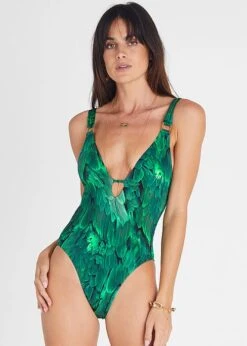 Aqua Blu Hummingbird Maddison Swimsuit