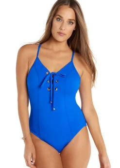 Amoressa The Ramones Bo Swimsuit -Fashion Swimwear Store ao Amoressa The Ramones Bo Swimsuit Lapis Blue 3