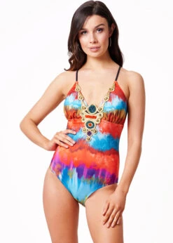 Forever Unique Tie Dye Goldie Swimsuit