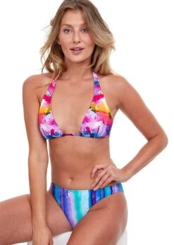 Fashion Swimwear Store 19 Gottex Italian Summer Halter Bikini