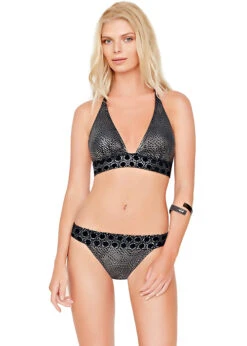 Fashion Swimwear Store 13 Gottex Jewel Box Platinum Halter Neck Bikini
