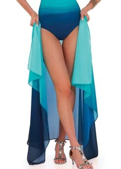 Roidal Brasil Venus Ombre Pareo 7 Roidal Brasil Venus Ombre Pareo -Fashion Swimwear Store ro Roidal Venus Pareo Mint Navy