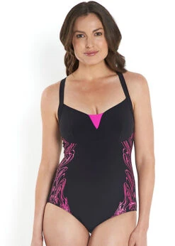 Speedo Sculpture Shinedream Placement Swimsuit